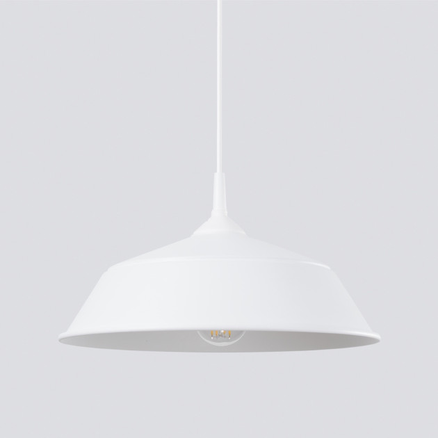 Lampe suspendue Veraaeys blanc