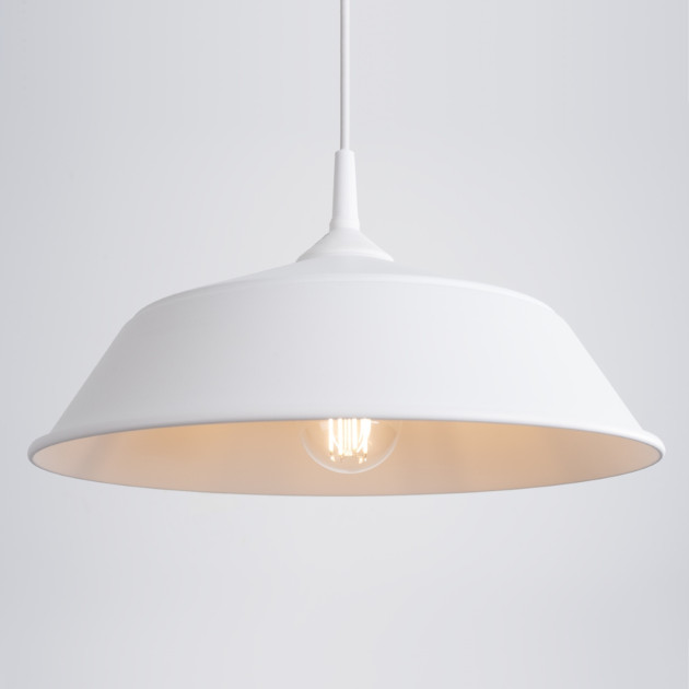 Lampe suspendue Veraaeys blanc