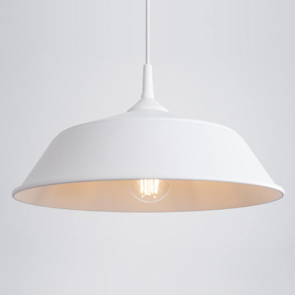 Lampe suspendue Veraaeys blanc