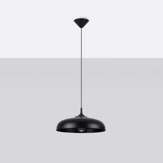 Lampe suspendue Lumoen noir