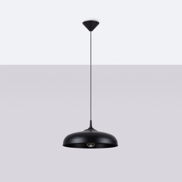 Lampe suspendue Lumoen noir