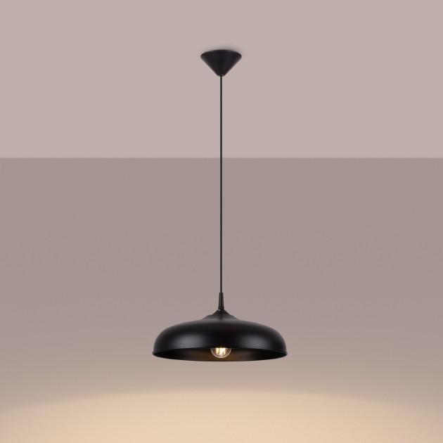 Lampe suspendue Lumoen noir