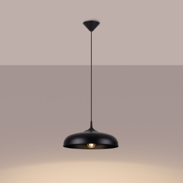 Lampe suspendue Lumoen noir