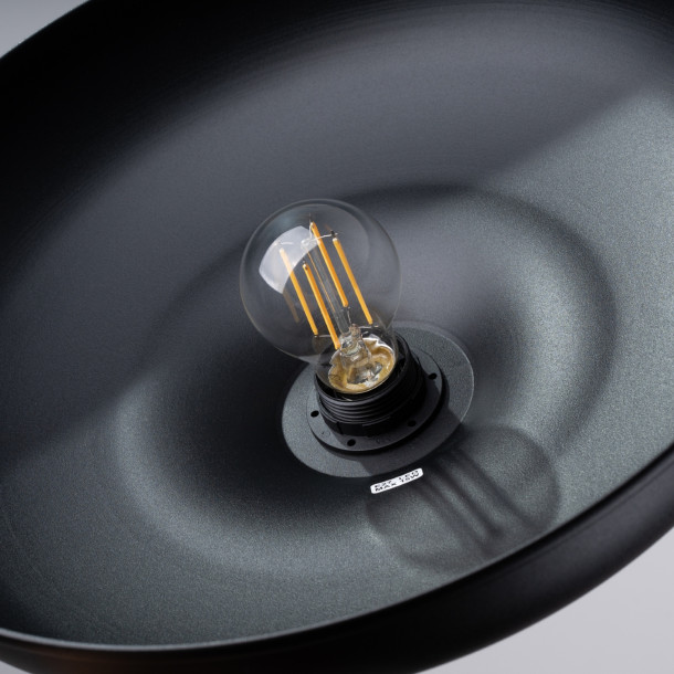 Lampe suspendue Lumoen noir