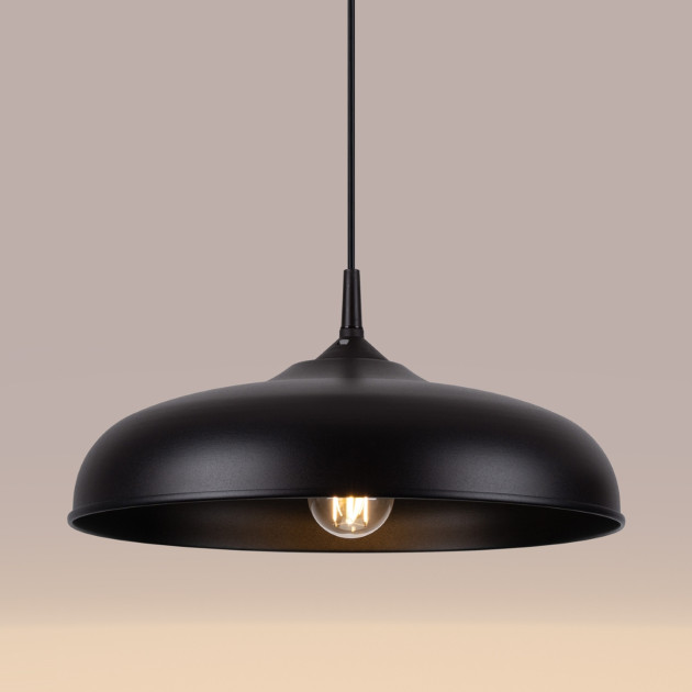 Lampe suspendue Lumoen noir