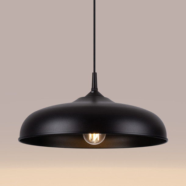 Lampe suspendue Lumoen noir