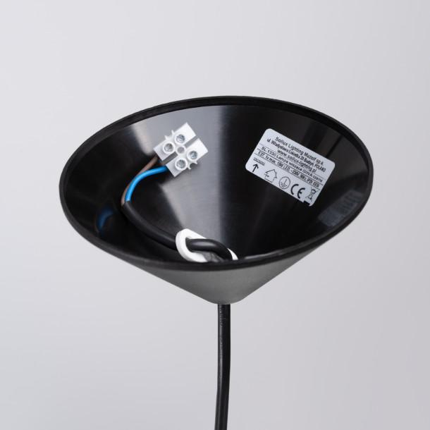 Lampe suspendue Lumoen noir