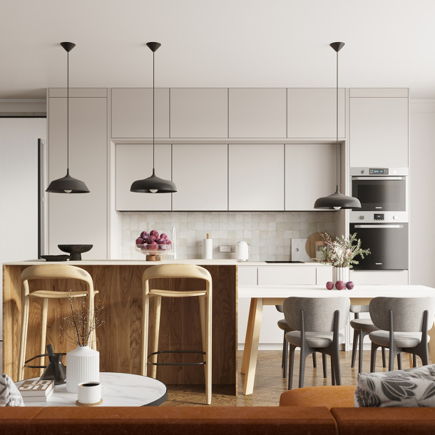 Lampe suspendue Lumoen noir
