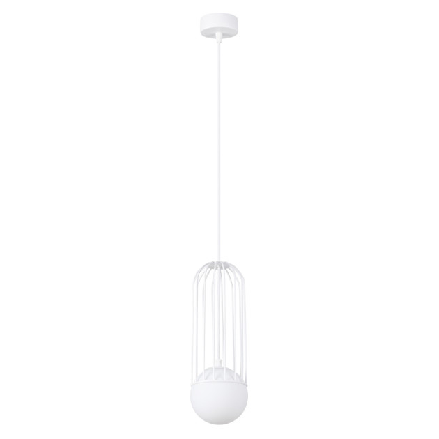Lampe suspendue Velaela 1 blanc
