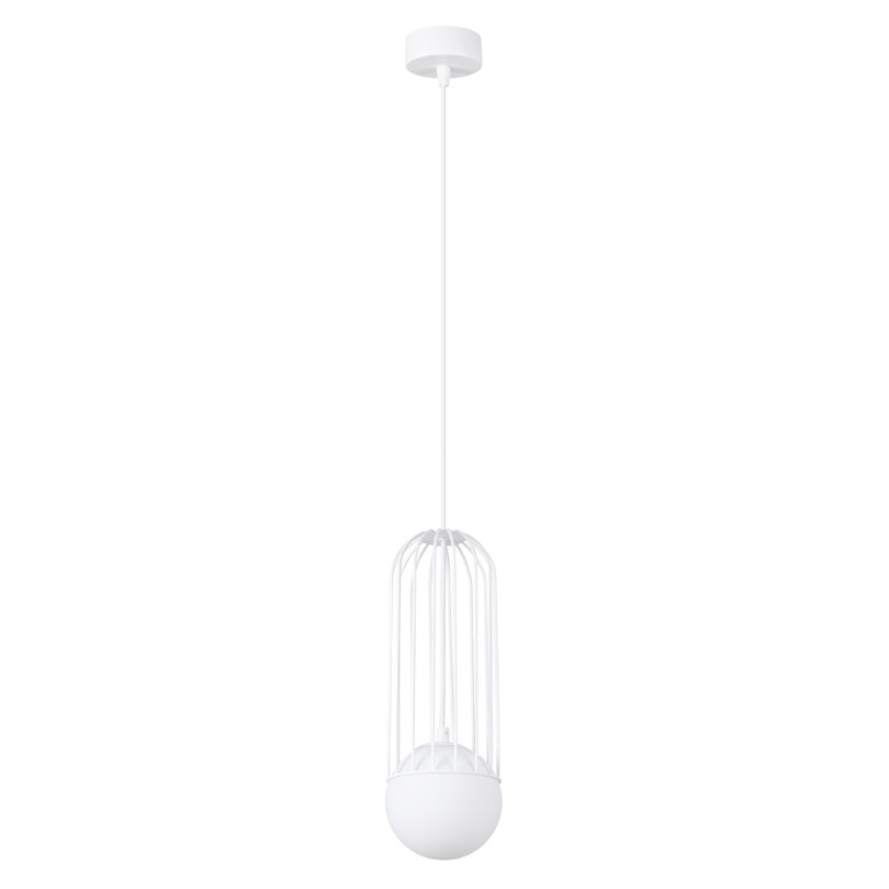 Lampe suspendue Velaela 1 blanc