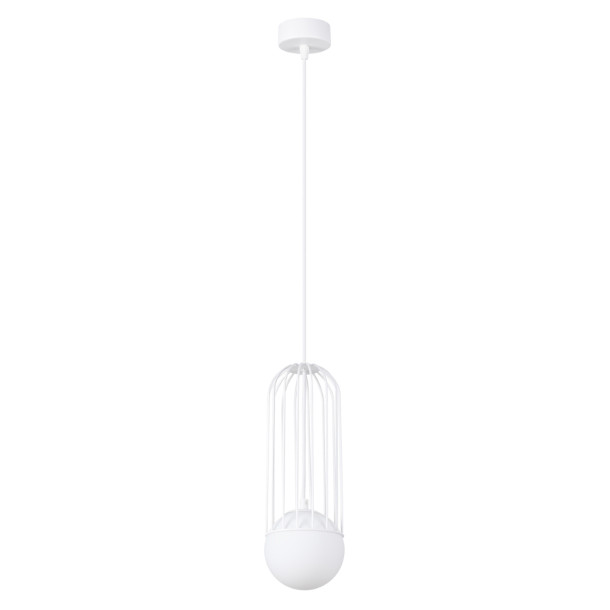 Lampe suspendue Velaela 1 blanc