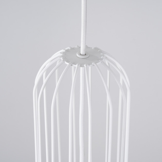 Lampe suspendue Velaela 1 blanc