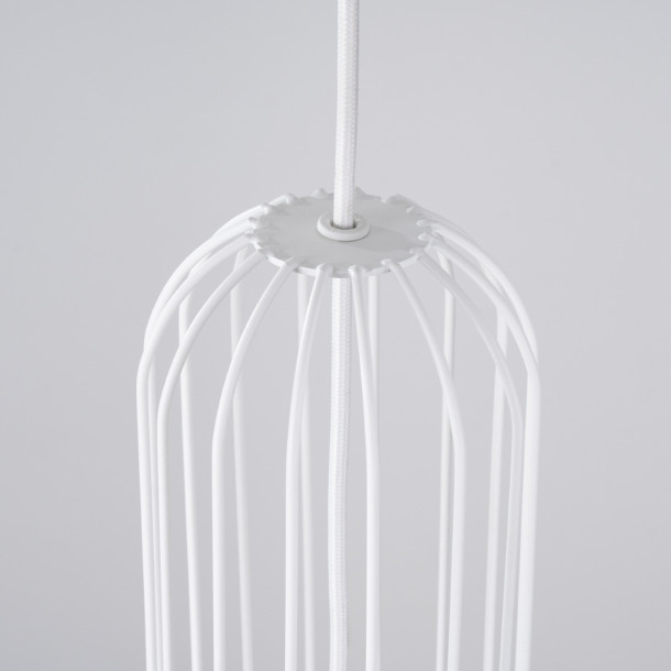 Lampe suspendue Velaela 1 blanc