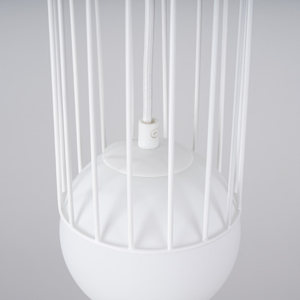 Lampe suspendue Velaela 1 blanc