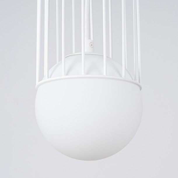 Lampe suspendue Velaela 1 blanc