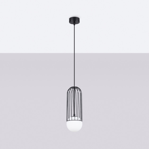 Lampe suspendue Velaela 1 noir