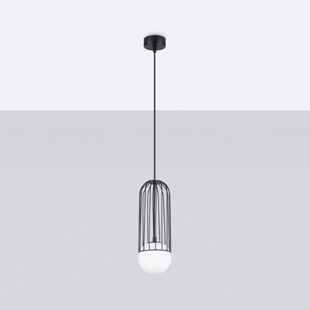 Lampe suspendue Velaela 1 noir
