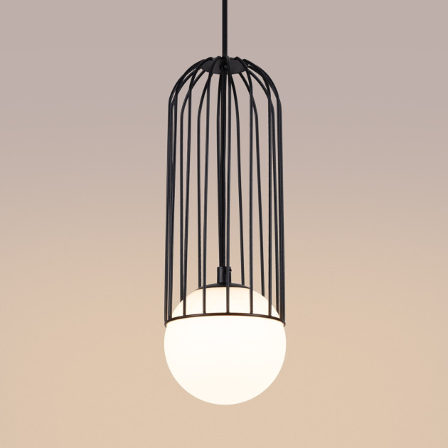 Lampe suspendue Velaela 1 noir