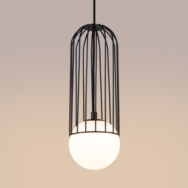 Lampe suspendue Velaela 1 noir