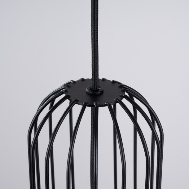 Lampe suspendue Velaela 1 noir