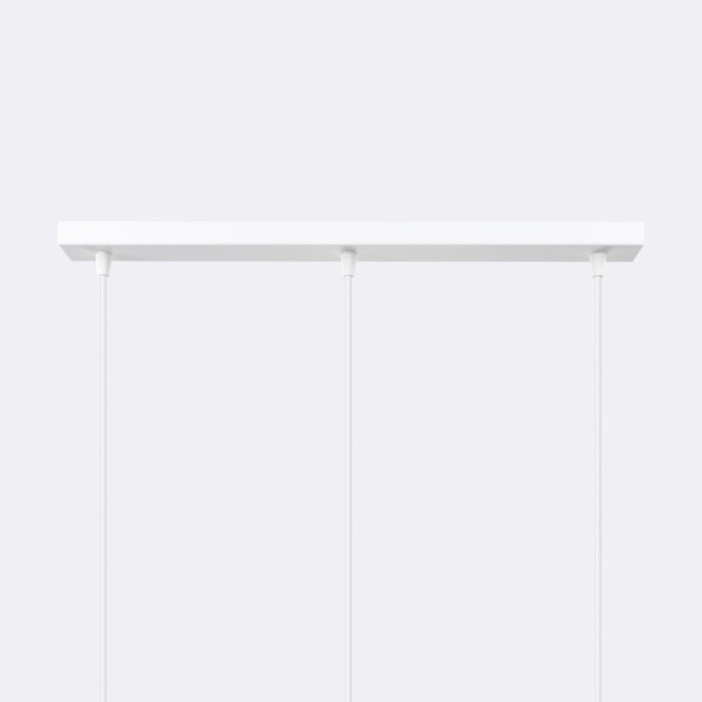 Lampe suspendue Velaela 3L blanc