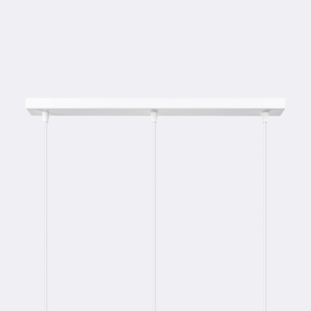 Lampe suspendue Velaela 3L blanc