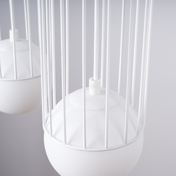 Lampe suspendue Velaela 3L blanc