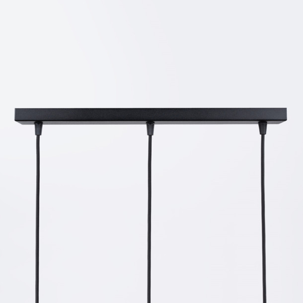 Lampe suspendue Velaela 3L noir