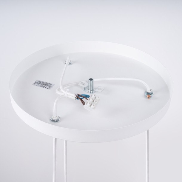 Lampe suspendue Velaela 3P blanc