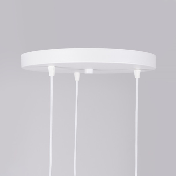 Lampe suspendue Velaela 3P blanc