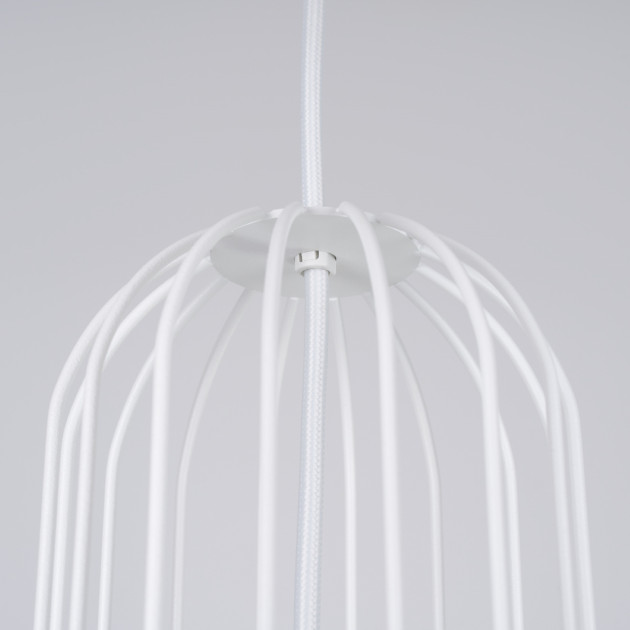 Lampe suspendue Velaela 3P blanc
