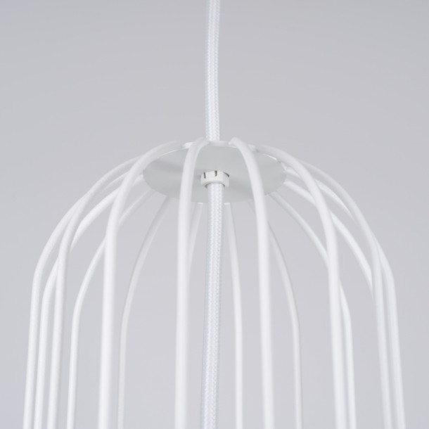 Lampe suspendue Velaela 3P blanc