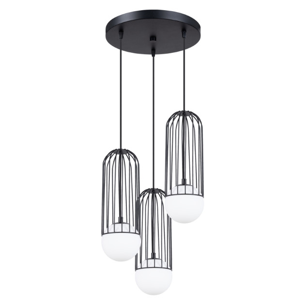 Lampe suspendue Velaela 3P noir