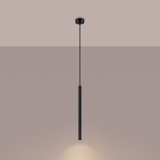 Lampe suspendue Aureyra 1 noir