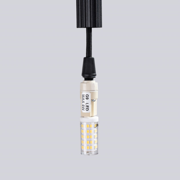 Lampe suspendue Aureyra 1 noir