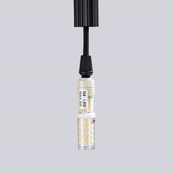 Lampe suspendue Aureyra 1 noir