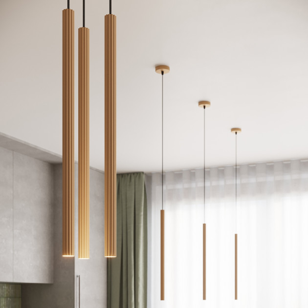 Lampe suspendue Aureyra 1 or