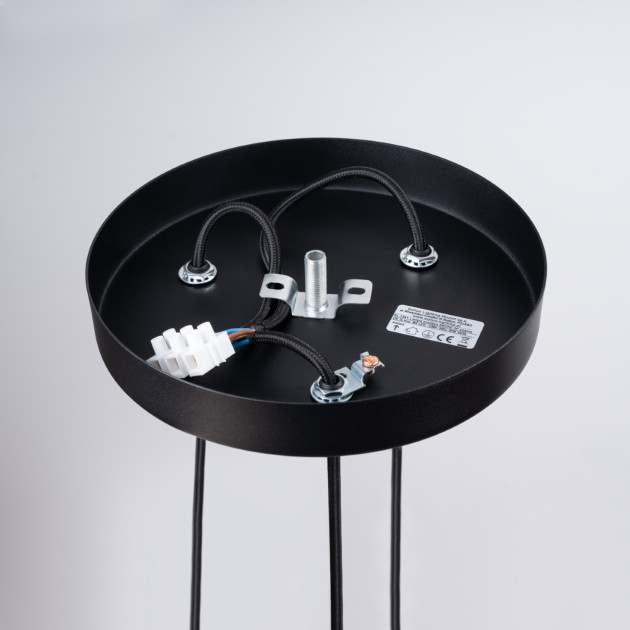 Lampe suspendue Aureyra 3P noir