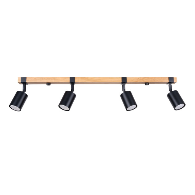 Plafonnier Orera 4L noir