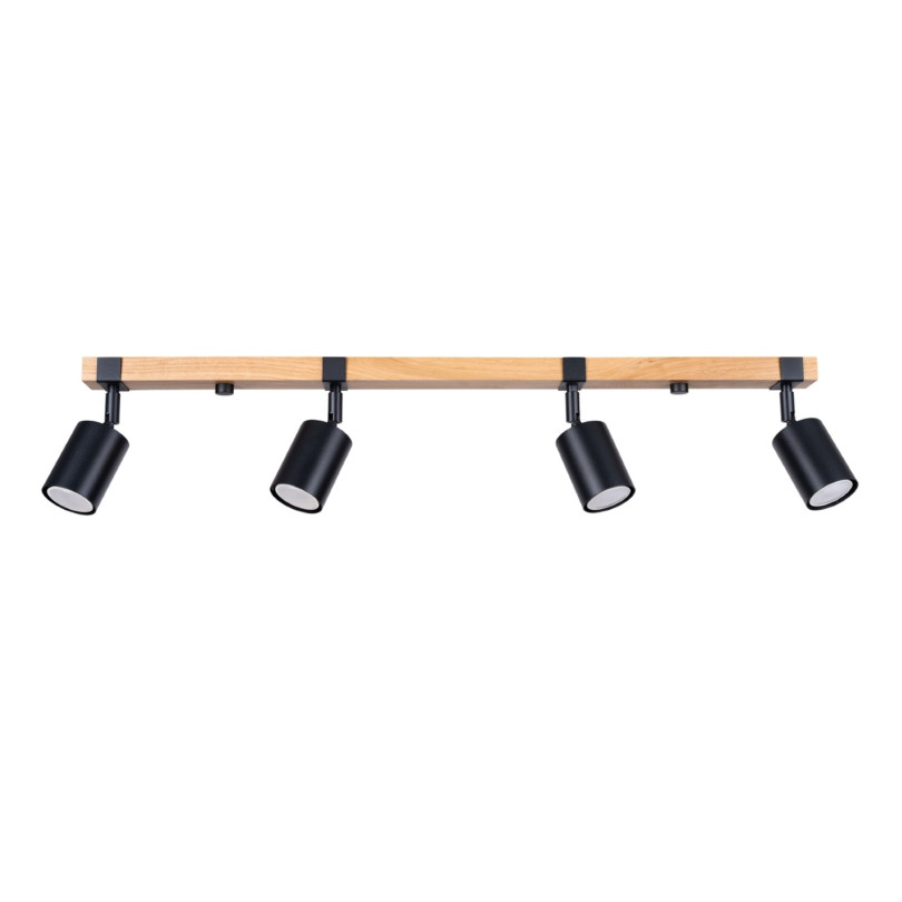 Plafonnier Orera 4L noir