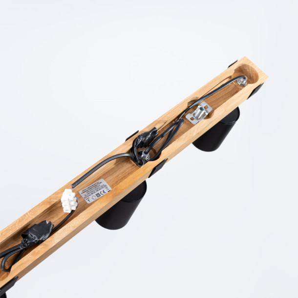 Plafonnier Orera 4L noir