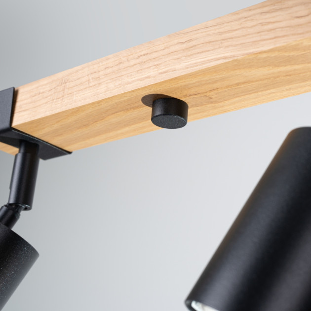 Plafonnier Orera 4L noir
