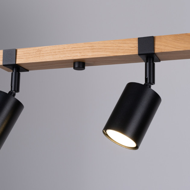 Plafonnier Orera 4L noir
