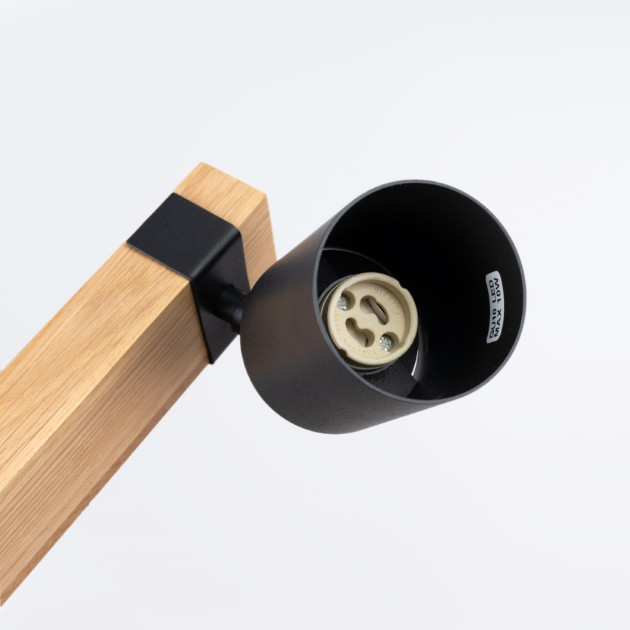 Plafonnier Orera 4L noir