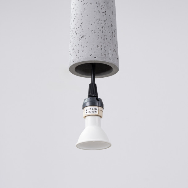 Lampe suspendue Coraona béton