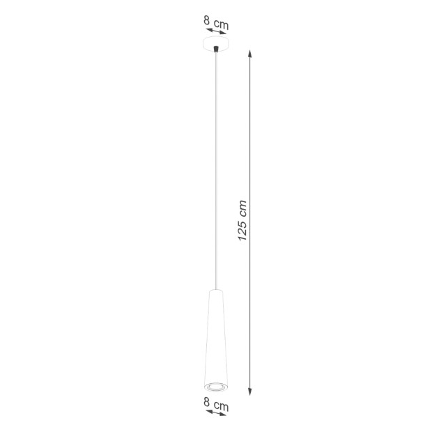 Lampe suspendue Coraona béton