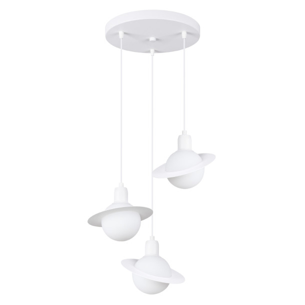 Lampe suspendue Alira 1 blanc