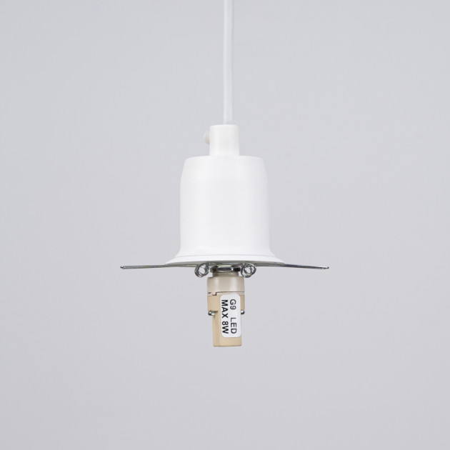 Lampe suspendue Alira 1 blanc