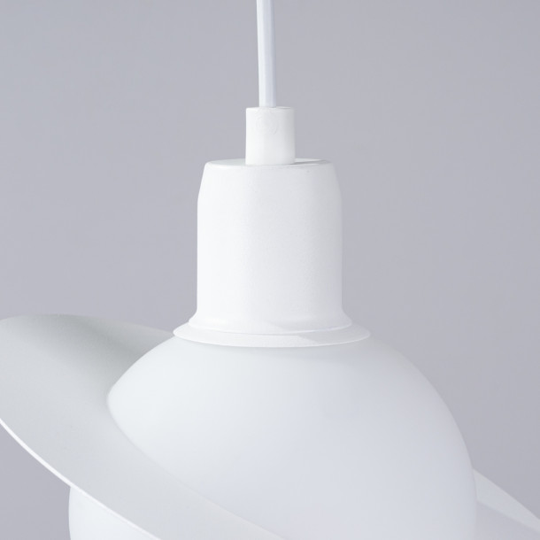 Lampe suspendue Alira 1 blanc