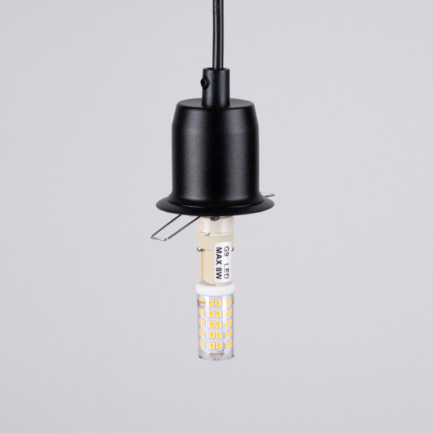 Lampe suspendue Alira 3P noir
